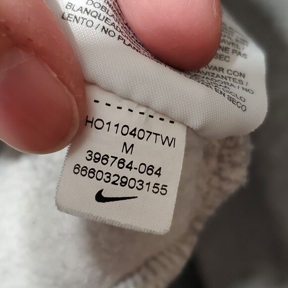 Vintage Nike Sweater Womens M Grey Pullover Quarter Sweatshirt Outdoor Run Gym - Picture 9 of 12